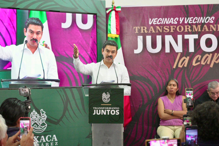 A un mes de su administración, destaca Ray Chagoya trabajo conjunto con vecinas y vecinos de Oaxaca de Juárez