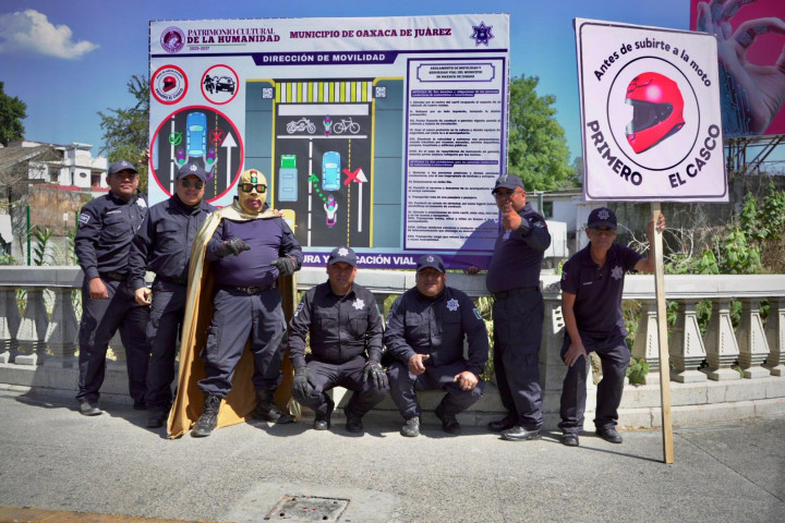 Inicia campaña de sensibilización sobre el uso correcto del casco en motociclistas