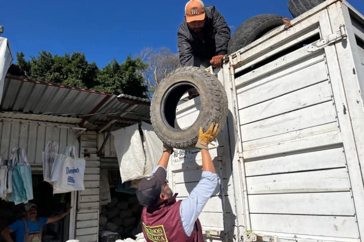 Inician acciones de retiro de llantas en desuso con el “Llantatón”