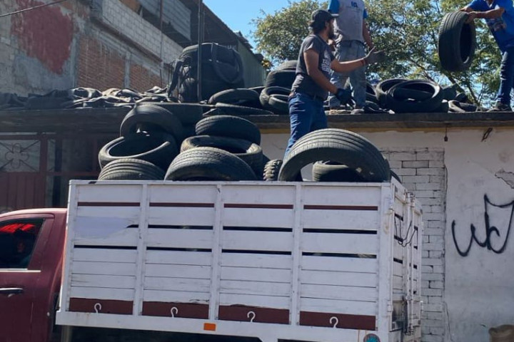 Inician acciones de retiro de llantas en desuso con el “Llantatón”