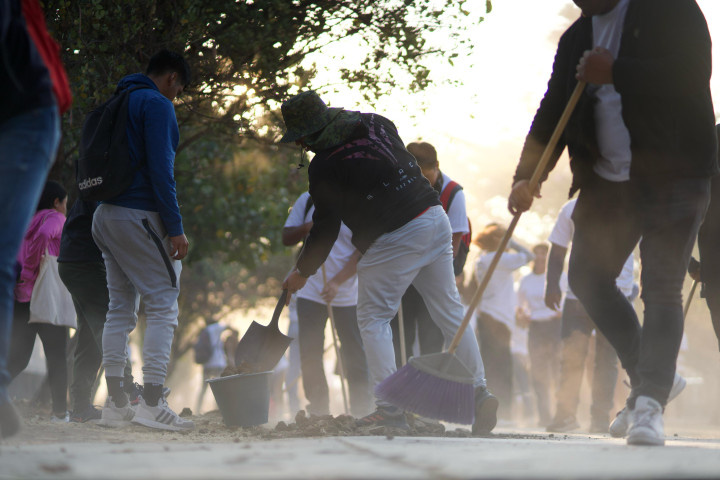 Tequio Vecinal en el Gimnasio Universitario de la UABJO, un esfuerzo conjunto en Oaxaca de Juárez