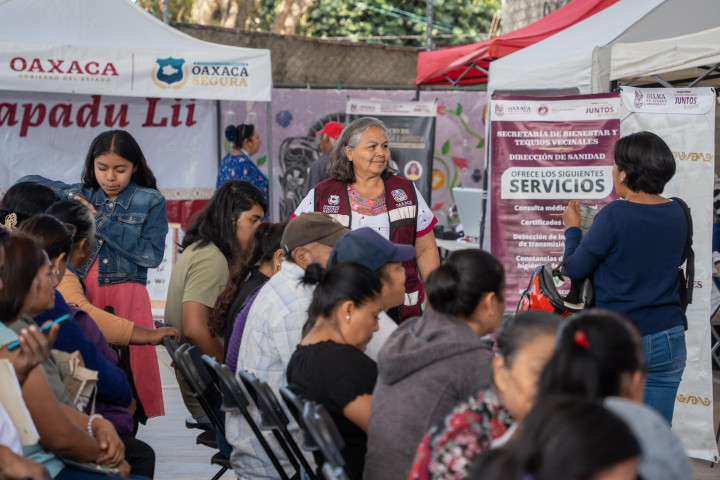 Más de 25 mil vecinas y vecinos de Oaxaca de Juárez beneficiados con las Jornadas Territorios y Cayapadu Lii