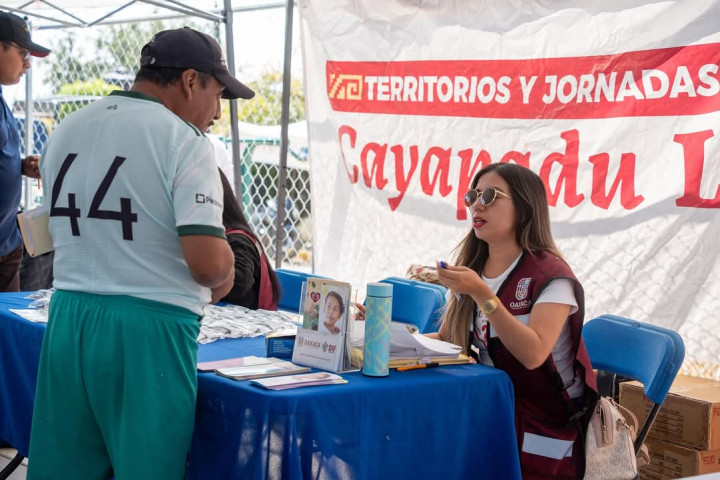 Más de 25 mil vecinas y vecinos de Oaxaca de Juárez beneficiados con las Jornadas Territorios y Cayapadu Lii