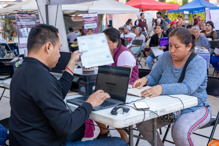 Más de 25 mil vecinas y vecinos de Oaxaca de Juárez beneficiados con las Jornadas Territorios y Cayapadu Lii