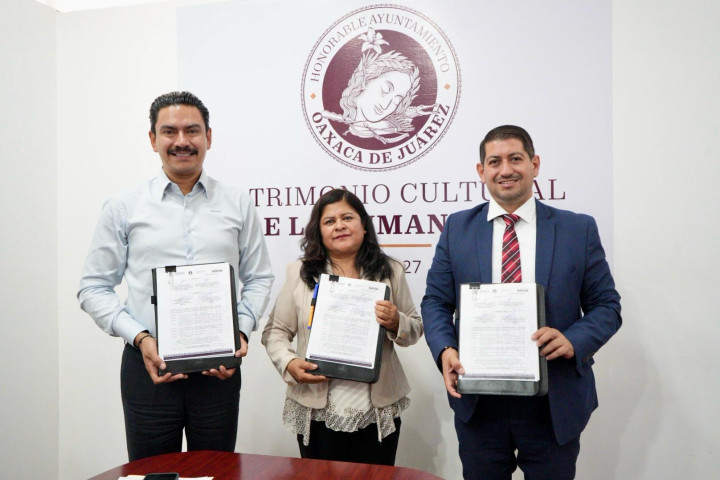 El Municipio de Oaxaca de Juárez firma convenio con la CFE para fortalecer el alumbrado público