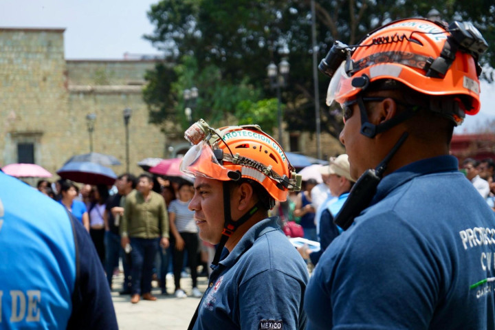 Simulacro de Sismo en el Palacio Municipal de Oaxaca de Juárez, un ejercicio de prevención ejemplar
