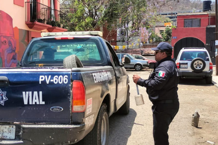 Amplía Policía Vial Dispositivo Barredora en agencias y colonias de Oaxaca de Juárez
