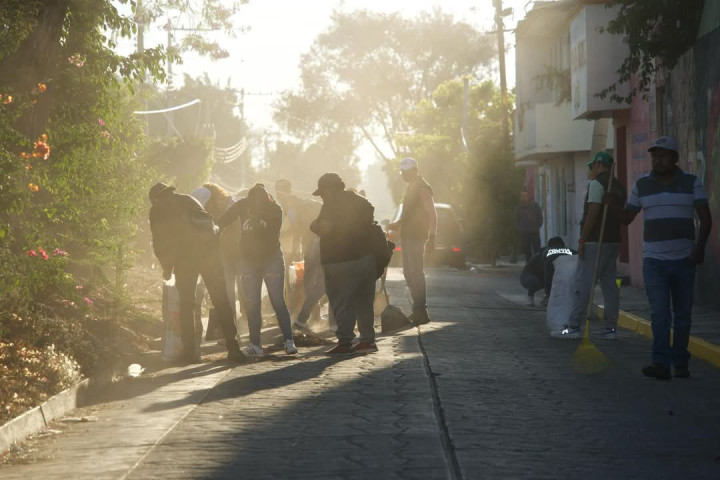 Tequios Vecinales simultáneos en Oaxaca de Juárez: Un esfuerzo colectivo para mejorar la capital