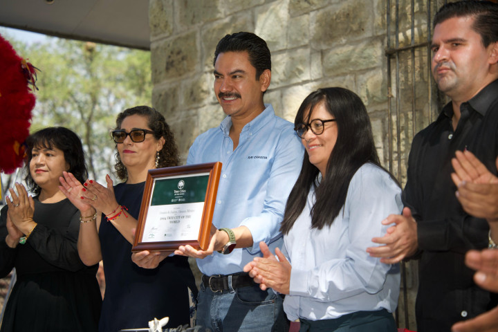Oaxaca de Juárez Recibe el Distintivo "Ciudad Árbol del Mundo”