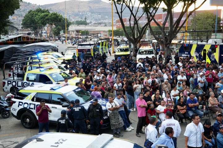 Entrega de equipamiento refuerza la seguridad en Oaxaca de Juárez