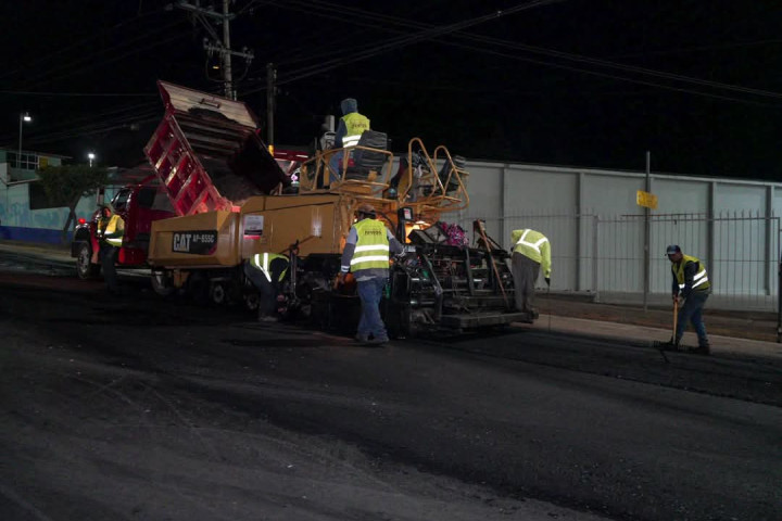 Mega Plan de Bacheo y Reencarpetamiento avanza en Oaxaca de Juárez