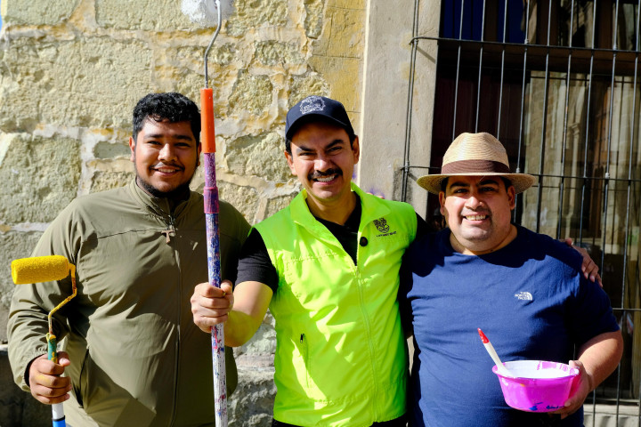 Encabeza Ray Chagoya Tequio vecinal en el Centro Histórico