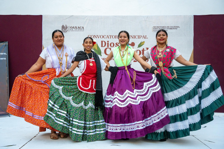 Joselyn Pamela Mendoza Reyes, representante de la Diosa Centéotl 2025 de Oaxaca de Juárez