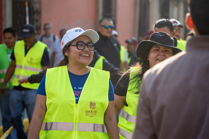 Oaxaca de Juárez se transforma con trabajo colectivo