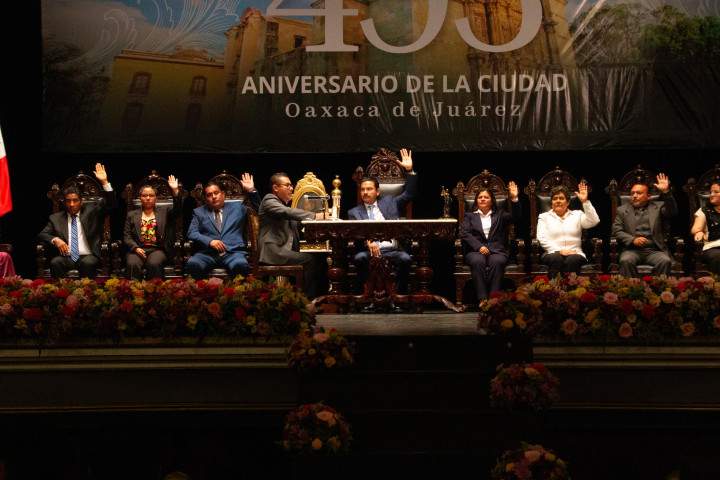 Oaxaca de Juárez se consolida como un símbolo nacional de cultura, de dignidad y de lucha en su 493 aniversario