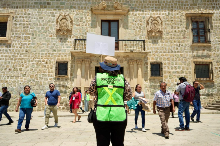 Oaxaca de Juárez se suma al Primer Simulacro Nacional 2025