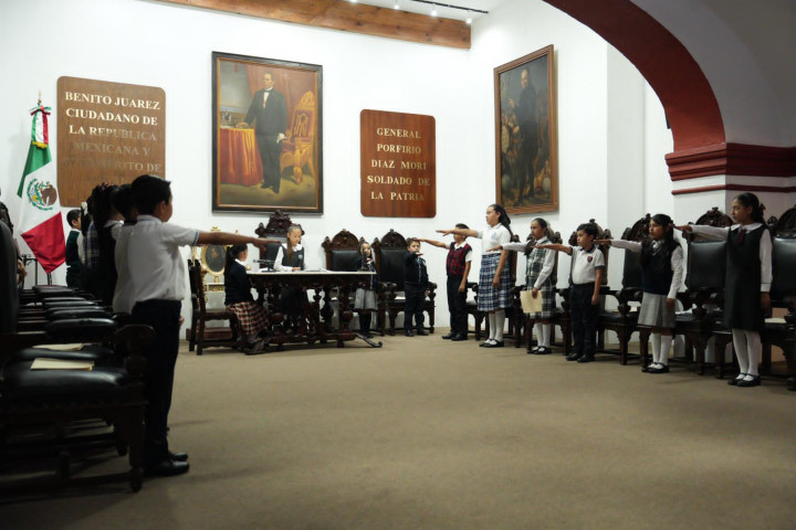 Oaxaca de Juárez celebra Cabildo Infantil 2025 en el Día de la Niña y el Niño