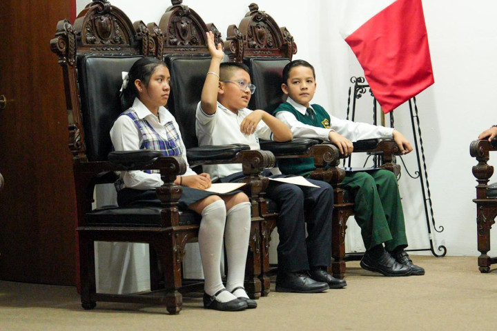 Oaxaca de Juárez celebra Cabildo Infantil 2025 en el Día de la Niña y el Niño