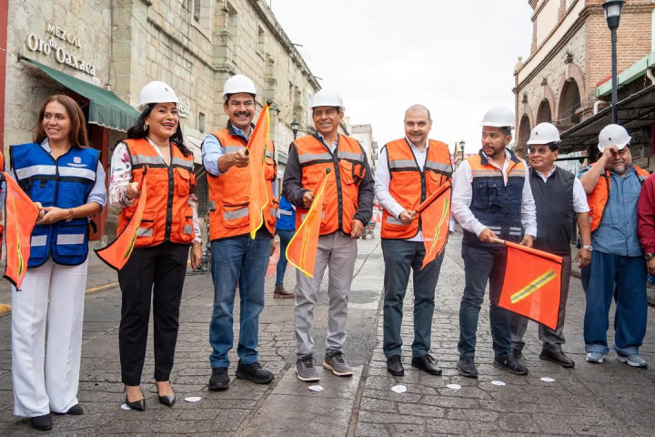 Oaxaca camina: inicia intervención integral de calles en el Centro Histórico