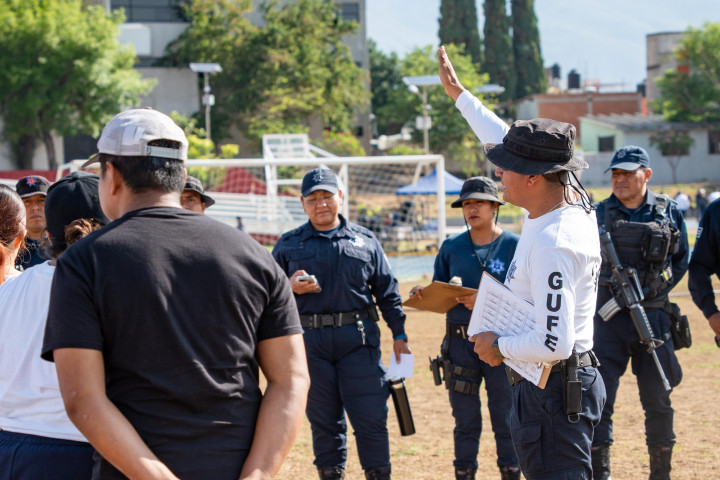 Inician evaluaciones para aspirantes a ingresar a la Policía de Oaxaca de Juárez