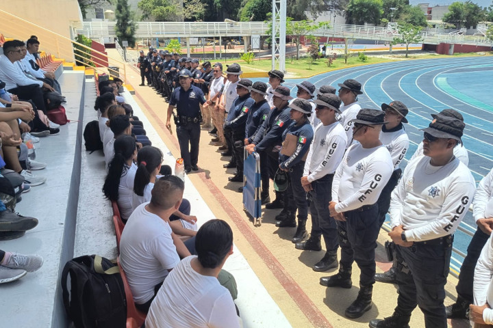 Inician evaluaciones para aspirantes a ingresar a la Policía de Oaxaca de Juárez