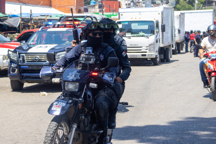 Corporaciones de seguridad inician Operación Pescador en la Central de Abasto