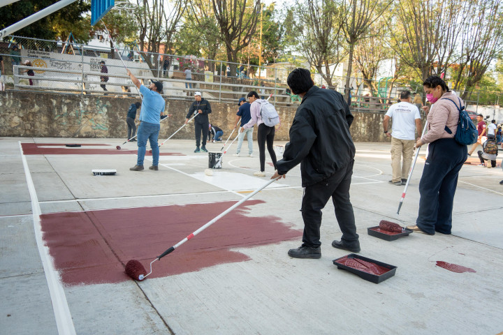Con participación ciudadana y compromiso, se realiza Tequio Vecinal en San Felipe del Agua