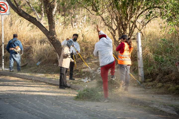 Con participación ciudadana y compromiso, se realiza Tequio Vecinal en San Felipe del Agua