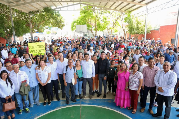 Ray Chagoya fortalece el trabajo territorial en Santa Rosa, Pueblo Nuevo, Donají y Dolores