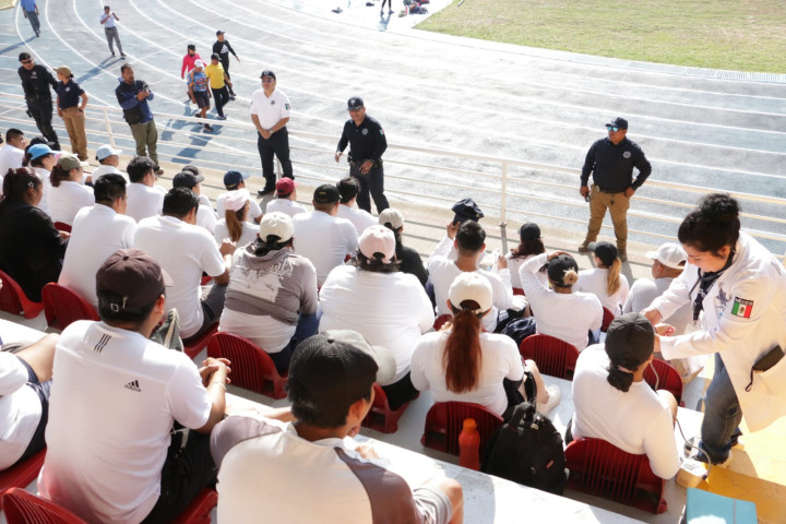 Aspirantes a ingresar a la Policía Municipal continúan en evaluación física