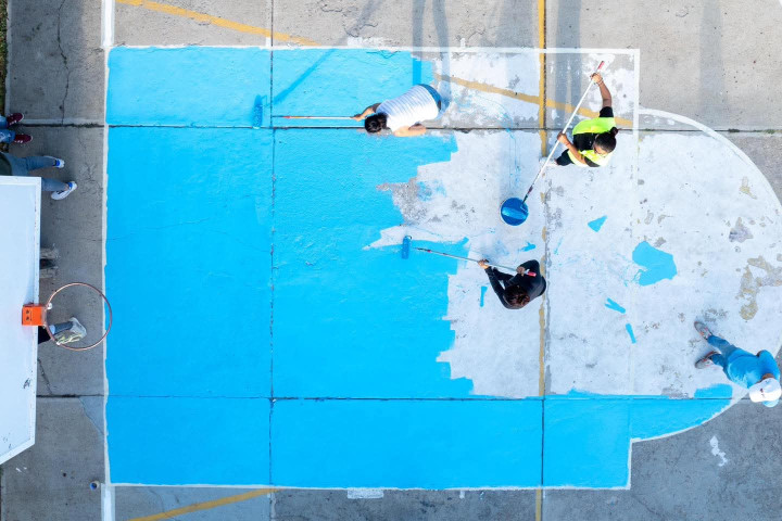 Con rescate de espacio deportivo se previene la inseguridad en la colonia Morelos