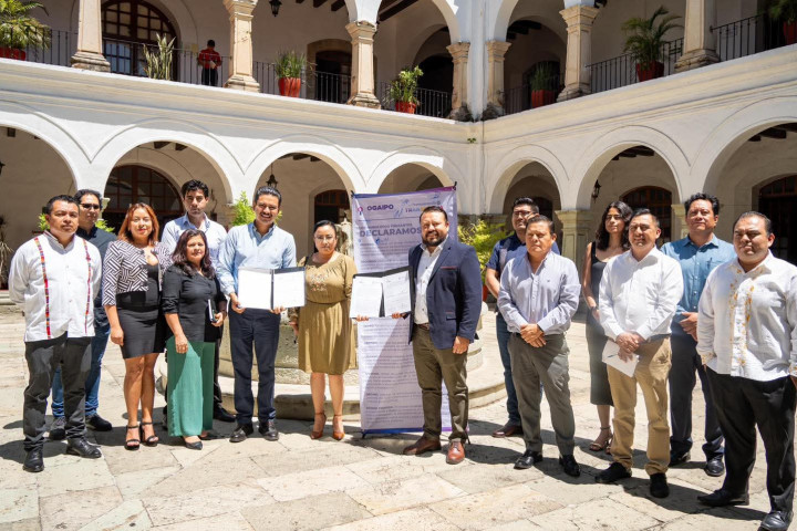 Oaxaca de Juárez da un paso firme hacia la transparencia: se firma la Declaratoria de Municipio Abierto