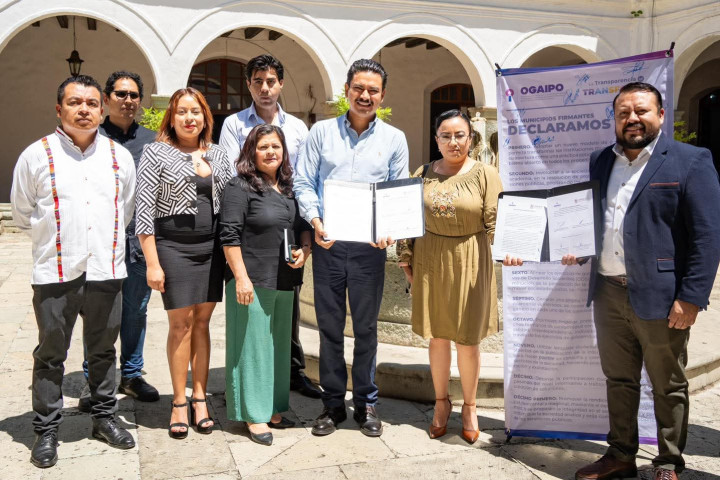 Oaxaca de Juárez da un paso firme hacia la transparencia: se firma la Declaratoria de Municipio Abierto