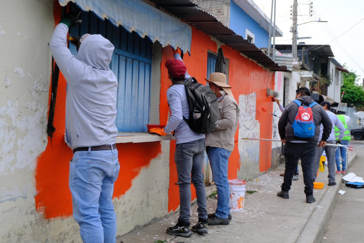 Mega Tequio Vecinal en la colonia Arboledas fortalece entornos seguros y dignos