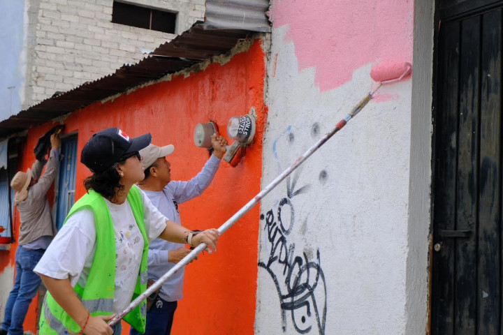 Mega Tequio Vecinal en la colonia Arboledas fortalece entornos seguros y dignos