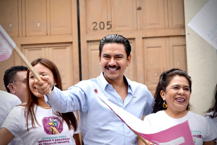 Oaxaca de Juárez reafirma su compromiso con la niñez en la Caravana para Erradicar el Trabajo Infantil