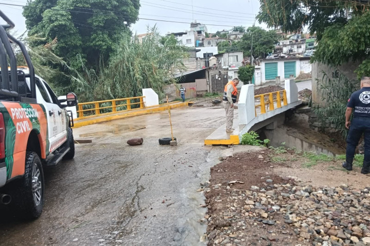 Ante remanentes del huracán Erick, se refuerza monitoreo de ríos y arroyos en la capital