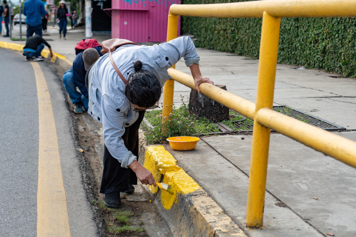 Acceso oriente de la capital luce nuevo rostro con Tequio Vecinal