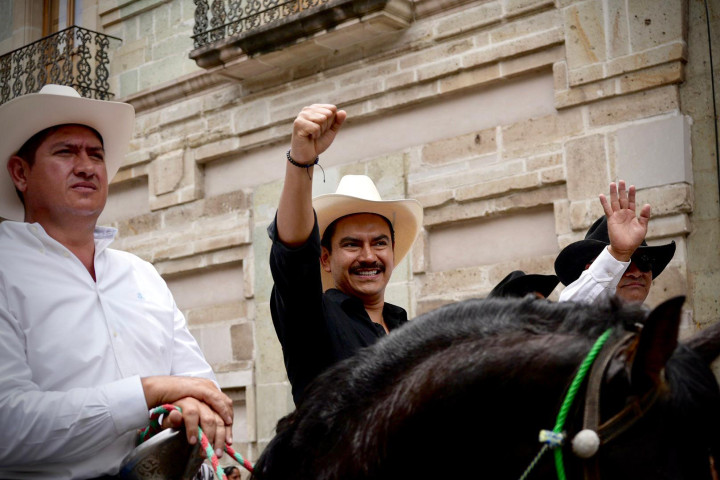 Oaxaca de Juárez participó en la 8ª Cabalgata Ranchos Unidos en el marco de la Guelaguetza 2025