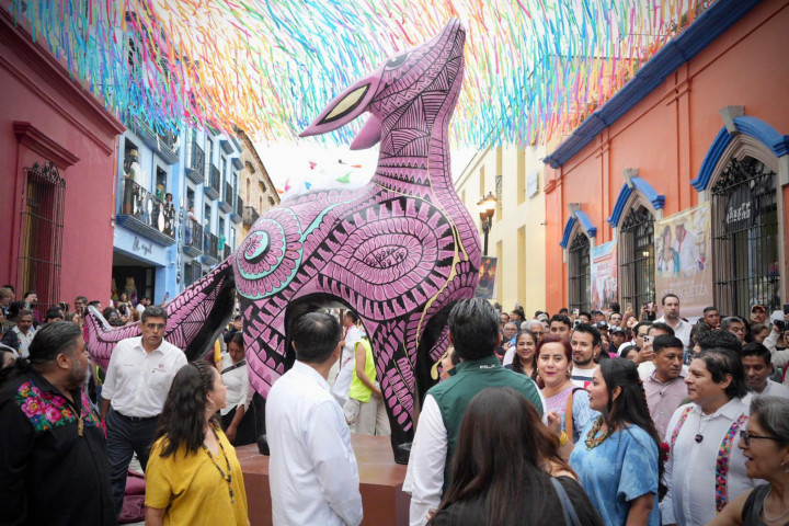 Inauguran el Sendero de los Nahuales en el corazón de Oaxaca de Juárez