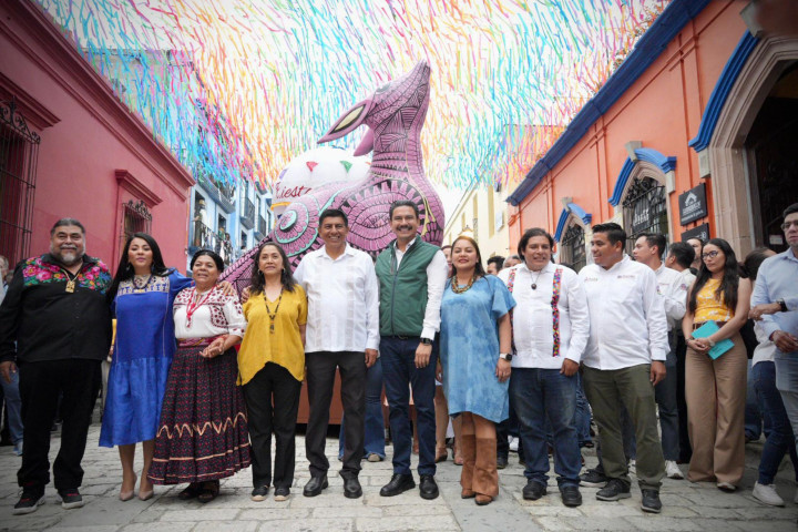 Inauguran el Sendero de los Nahuales en el corazón de Oaxaca de Juárez