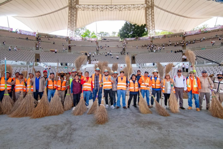 Continúa en acción el plan emergente de recolección de basura durante la Guelaguetza