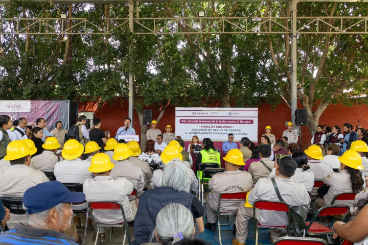 Municipio de Oaxaca de Juárez y Servicios de Salud de Oaxaca unen esfuerzos contra el dengue