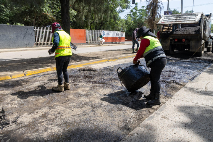 Inicia Bacheo en Avenida Tecnológico para Mejorar la Movilidad en Oaxaca de Juárez