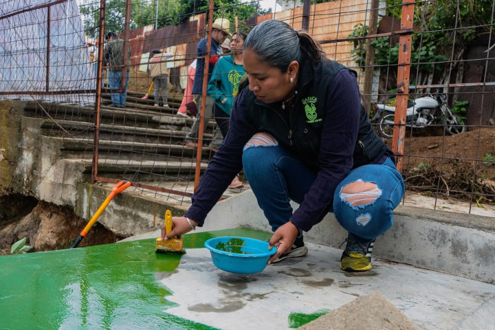 Vecinas y vecinos rescatan espacios públicos en la colonia Bugambilias