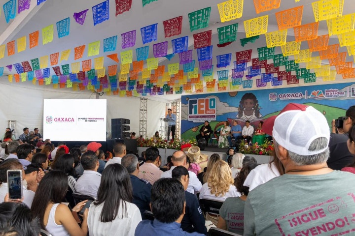 Oaxaca celebra la inauguración de la Feria Intercultural de Escritura y Lectura 2025