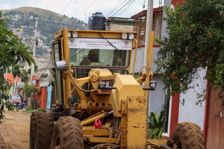 34 mil kilómetros rastreados y 28 mil metros de drenaje atendidos: Oaxaca capital avanza en infraestructura