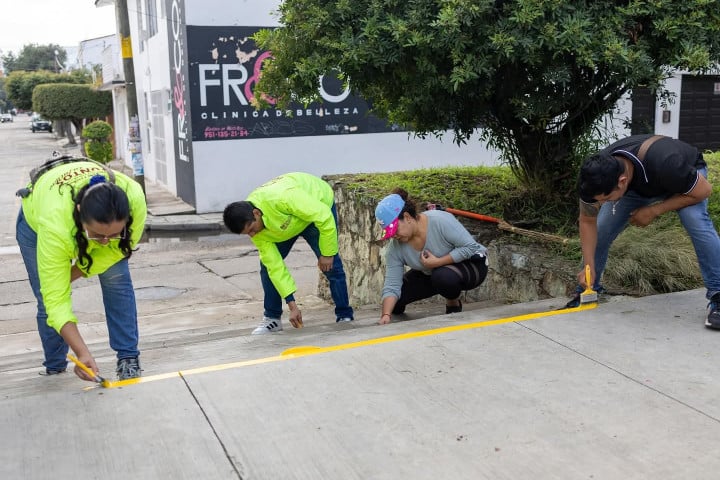 Tequio vecinal en San José La Noria refuerza la cultura de la limpieza y el trabajo colectivo