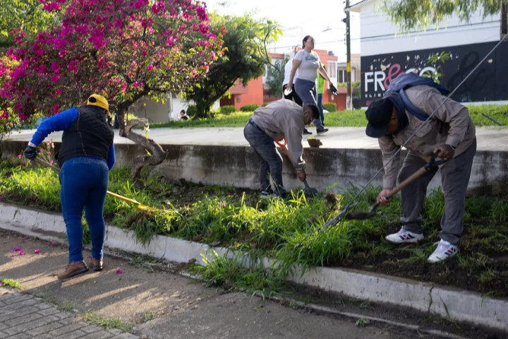 Tequio vecinal en San José La Noria refuerza la cultura de la limpieza y el trabajo colectivo