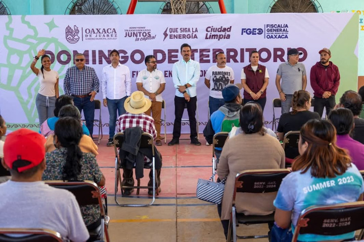 Domingo en Territorio llega a la Colonia Los Ángeles en Pueblo Nuevo